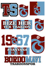 Trabzonspor aufkleber sticker - trabzonspor,