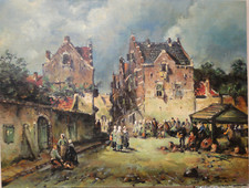 Ölbild , Landschaft , Holland