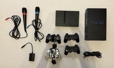 Bastler Konvolut PS 2 fat slim Konsole Controller Sing Star Guitar Hero Gitarren