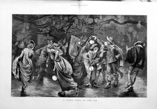 Alter antiker Druck 1879