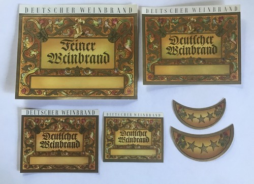 Alte etiketten deutscher - alte,