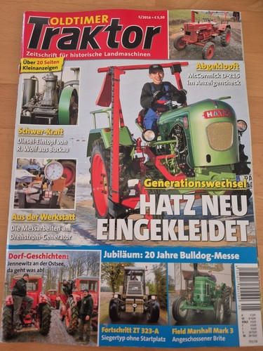 Oldtimer traktor 2016 - oldtimer,