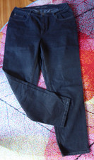 STOOKER Jeans Damen Gr. 46 / L.30 schwarz, Mod. Dubai Classic Stretch, Gummizug