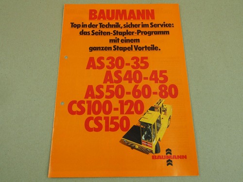Prospekt baumann stapler - baumann,