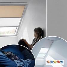 VELUX Verdunkelungsrollo Plus Plissee GGL GPL..GGU GPU GHU...GIU sandbeige 4556