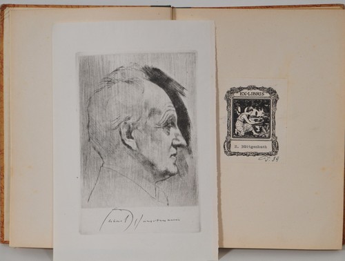 Emil orlik radierung liegt - emil,