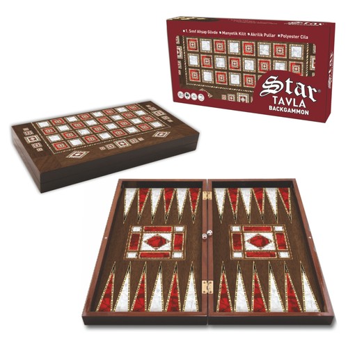 Star tavla backgammon set - backgammon,