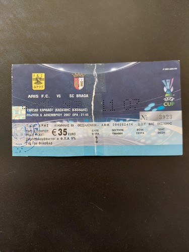 Fußball ticket aris - fußball, fc