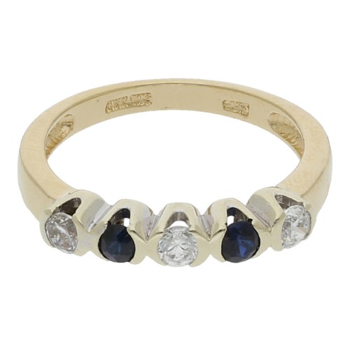 Saphir ring 585 k gold - saphir, 14