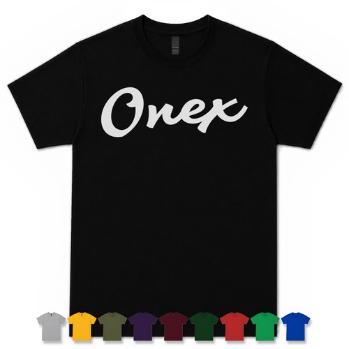 Onex retro script shirt - t-shirt, genf
