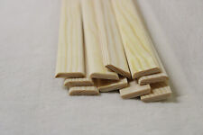 10Stk 100cm Tapetenleiste Kiefer 4x23mm Holzleisten Zierleiste Abdeckleiste