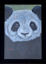 Papa Panda Acryl Gemälde
