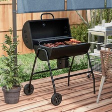 Outsunny Holzkohlegrill aus
