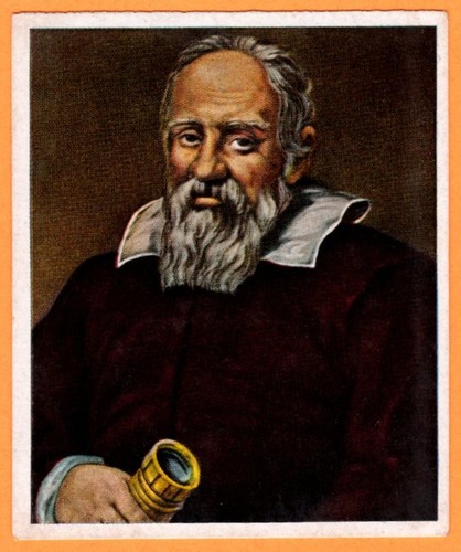 Galileo galilei sammelbild - galileo,