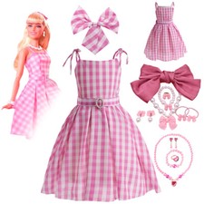 Rosa barbie kariert rockabilly - rosa,