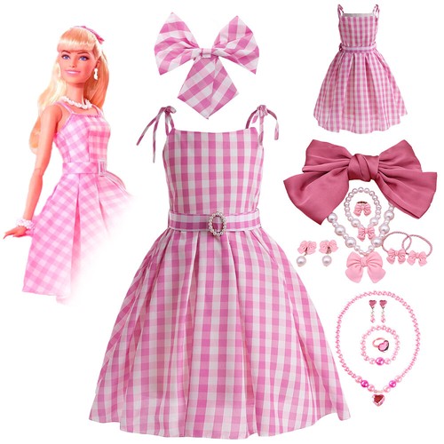 Rosa barbie kariert rockabilly - barbie,