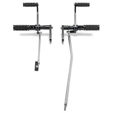 Vorverlegte Fußrastenanlage