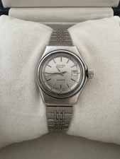 Vintage ZENTRA "Savoy" Quartz Damen Edelstahl-Armbanduhr