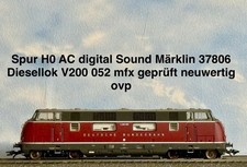 Spur H0 AC digital Sound mfx Märklin 37806 Diesellok V200 052 ovp