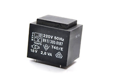 Print-Trafo Transformator Hahn Typ BV EI 305 0187, prim 220 V, sek 18 V / 2.8 VA