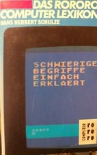 Schulze das RORORO Computer Lexikon (Ro Ro Ro Verlag 1987) Computer Buch