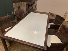 gartenmöbel poly rattan essgruppe