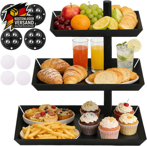 Obst etagere stöckig - obst, 3-stöckig