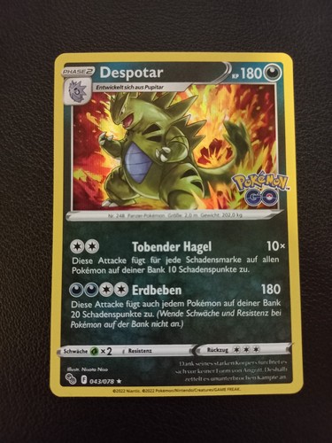 Pokemon karte despotar - despotar, go