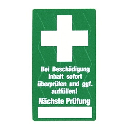 Prüfsiegel für erste hilfe - für,
