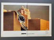 Wempe präsentiert Rolex Day-Date 1992 Vintage Watch Ad Werbung Reklame