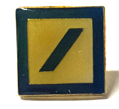 Deutsche bank logo pin - bank,