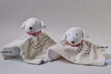 Babylove Schaf 2 Stück beige Lamm Schmusetuch Kuscheltuch Schnuffeltuch (T146)