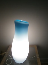 Ikea Mylonit Tischlampe blau 80er Glas