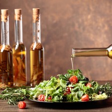 Glasflaschen 200 ml Sinfonie mit Holzgriff-Korken - Leere Flasche für Likör, Öl