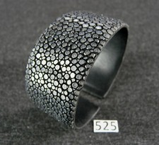 525) Rochenleder Armreif 3 cm