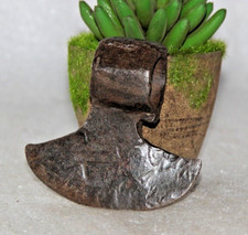 1850s alt vintage Handwut klein Rustikale Eisen Indianer Axtkopf Beil