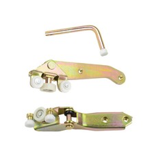 3x Schiebetür Rollenführung