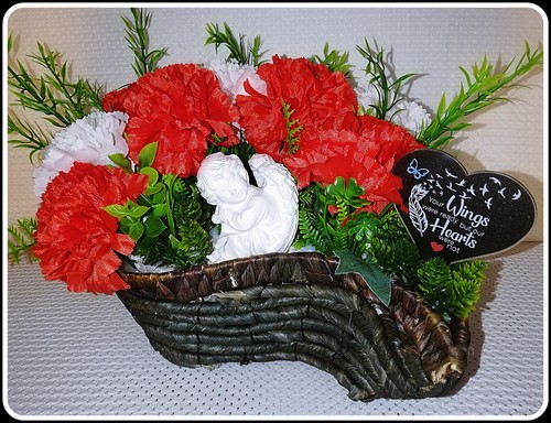 Grabschmuck gesteck mit - gesteck,