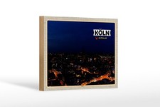 Holzschild 12x18cm Köln Deutz