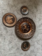 Kupfer Teller Dekoration