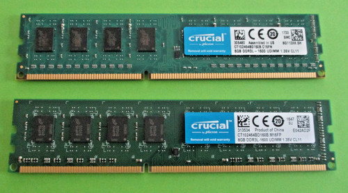 Crucial 16gb ddr3l - x, 8gb)