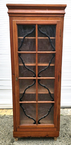 Jugendstil pfeilervitrine - ,