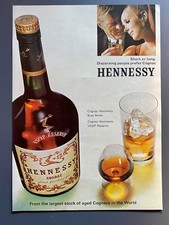 Hennessy Cognac V.S.O.P Reserve Original 1968 Vintage Advert Werbung Reklame