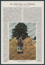 Farbfotobericht Maler Hans von Volkmann Malerkolonie Willingshausen Schwalm 1927