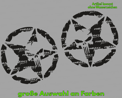 Stück skull aufkleber - skull,