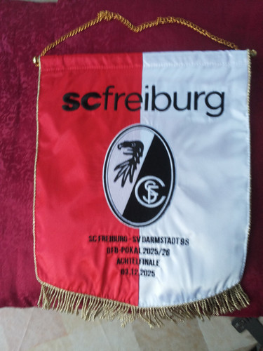 Wimpel freiburg darmstadt - freiburg-,
