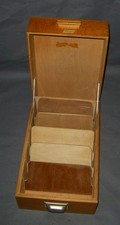 Schöner alter grosser Karteikasten HOLZ 24x37,5x18 cm vintage Qualität A5?
