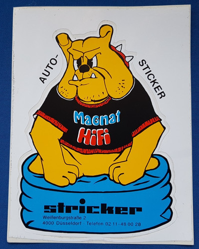 Magnat hifi auto sticker - magnat,