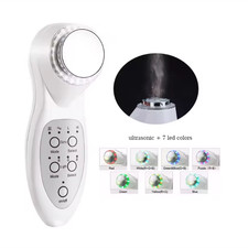 Ultraschall LED Photon Gesicht Haut Verjüngung 3Mhz 7 Farben Falten-entferner