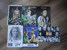 ** 6 Autogrammkarten *  von verschiedenen  Musicals/ Darsteller** LOOK  * sign *